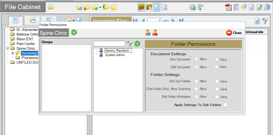Folder Permissions